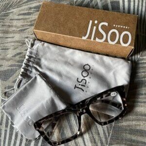 OVERSIZED New 1.5 Strength Readers from JiSoo Eyewear Tortoiseshell Color